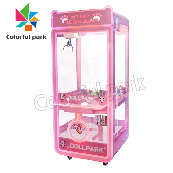 Colorfulpark Game Center/Zona de jogo/Diversão/Arcade Game/Parque de diversões/Videogame/Vending/Garra/Máquina de guindaste